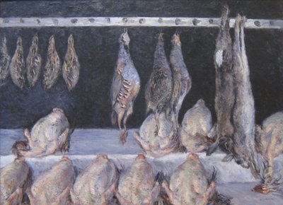 Display of Chickens and Game Birds by Gustave Caillebotte